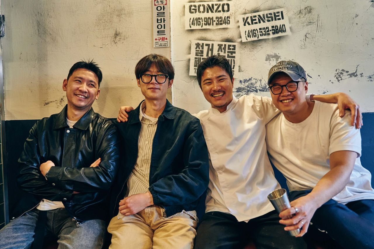 The owners and chefs of Gyopo Brewery