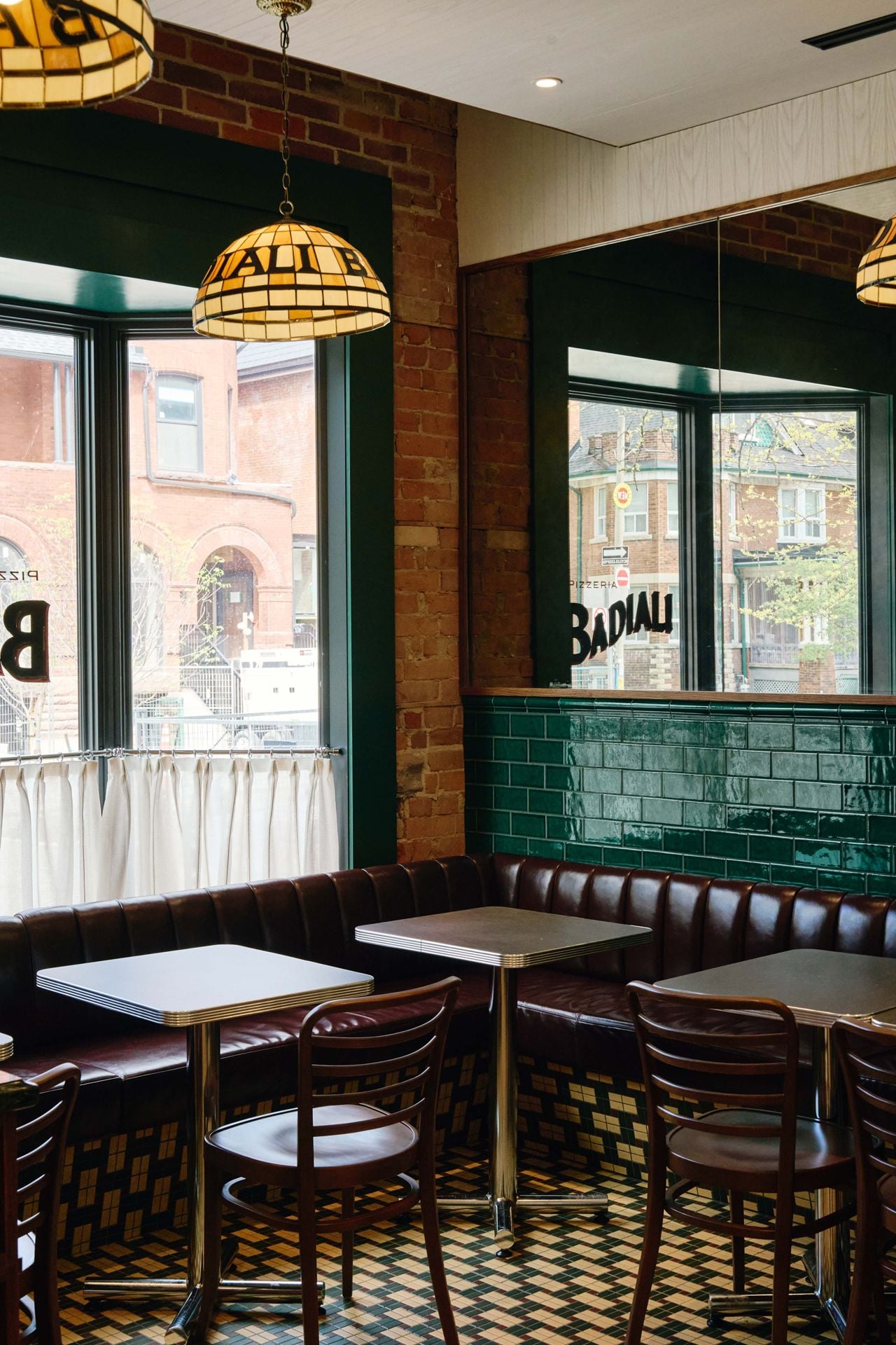 Inside Pizzeria Badiali's Mirvish Village location