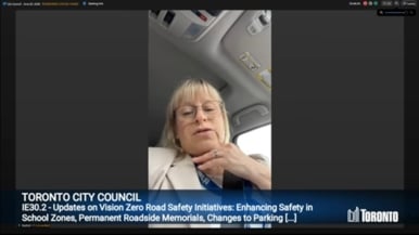Rachel Chernos Lin told us why she Zoomed into city council while actively driving a car