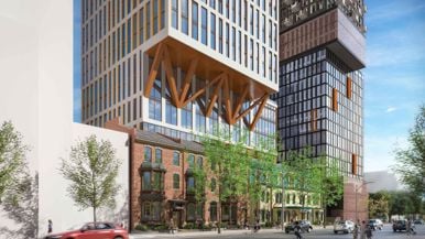A hotel company wants to bring a 32-storey apartment to Moss Park
