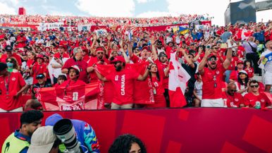 "Glorious sunshine, beautiful sight lines": How fans enjoyed Canada's first home World Cup match