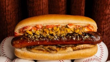 A Toronto steakhouse just debuted a $126 hot dog in Bo Bichette’s honour