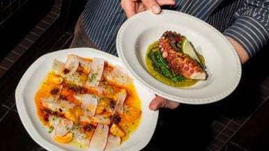 This new sort-of-secret seafood spot is hiding above a west-end bakery
