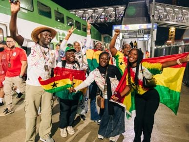 "There are people here from all over the planet": The wild World Cup party that was Ghana vs. Panama