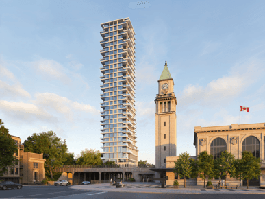 A 32-storey luxury tower may soon rise across from the Summerhill LCBO