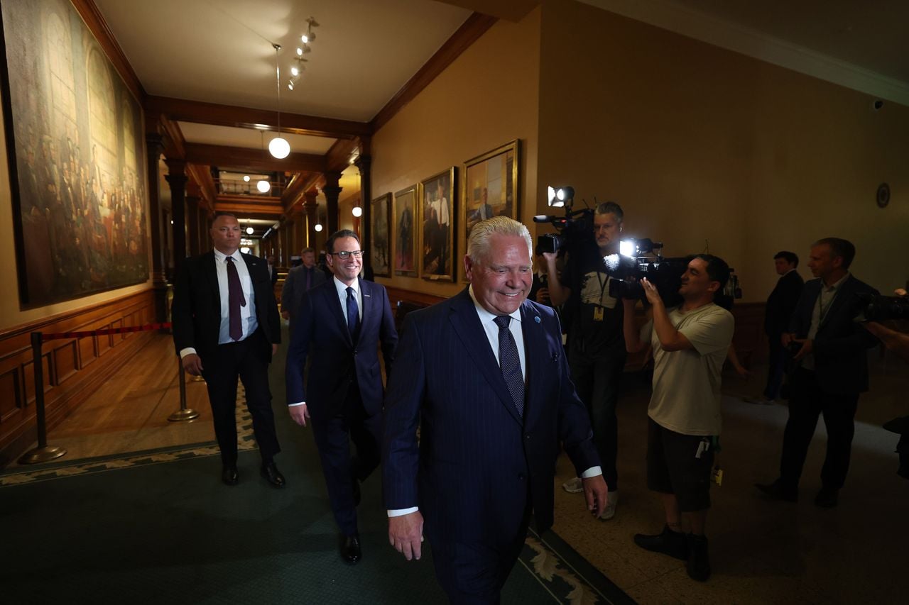 Doug Ford is handling his low approval rating well