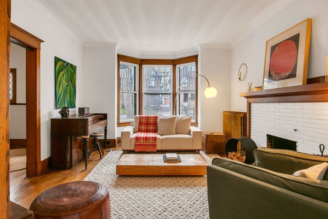 toronto-life-real-estate-high-park-swansea-algonquin-heritage-home-4 $1.9 million for a High Park house with an antique radiator and a butler's pantry