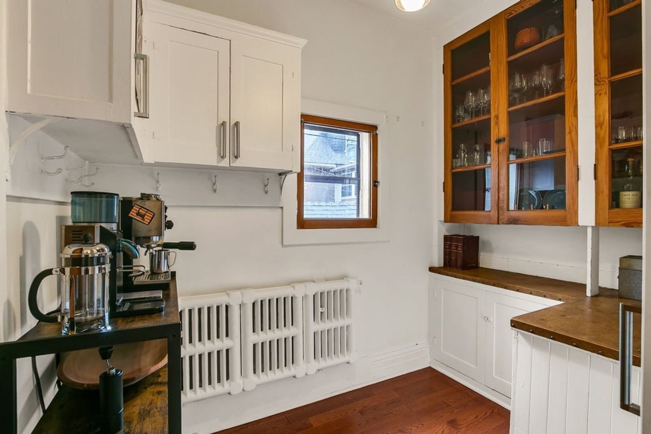 toronto-life-real-estate-high-park-swansea-algonquin-heritage-home-7 $1.9 million for a High Park house with an antique radiator and a butler's pantry