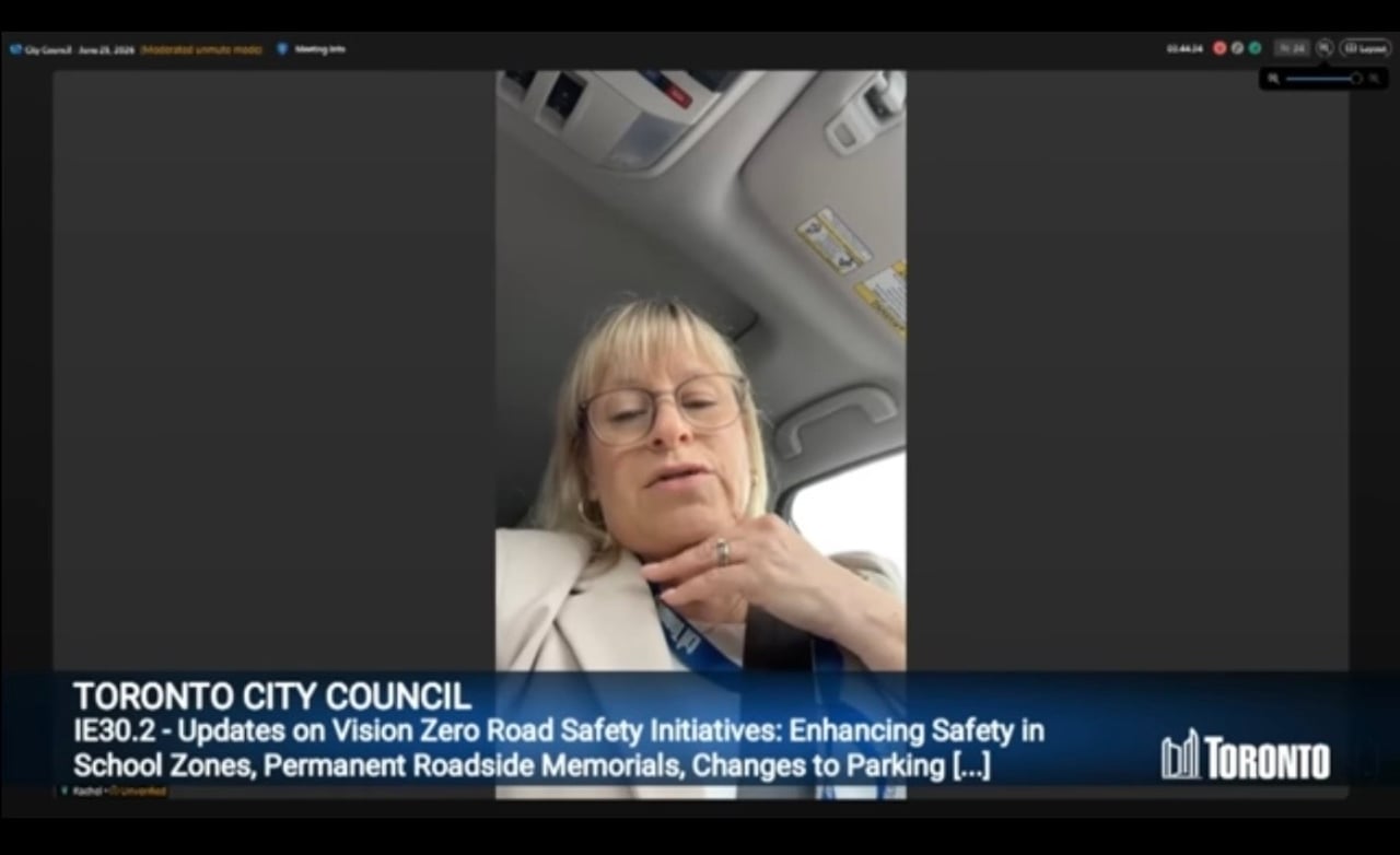 Rachel Chernos Lin told us why she Zoomed into city council while actively driving a car