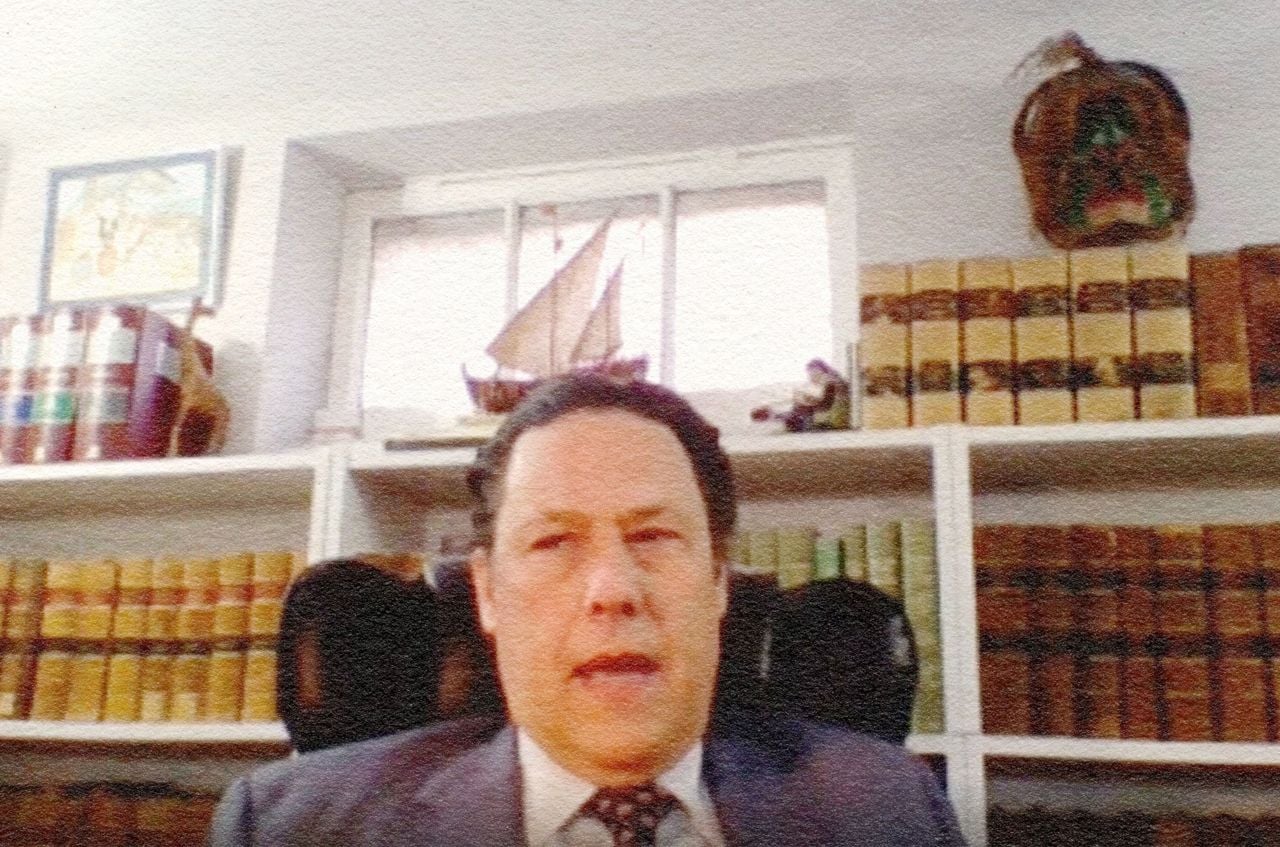 Lawyer Robyrt Regan in his office