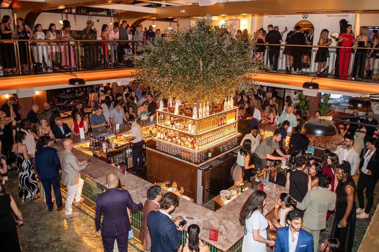 The grand opening party at Queens Harbour in Toronto