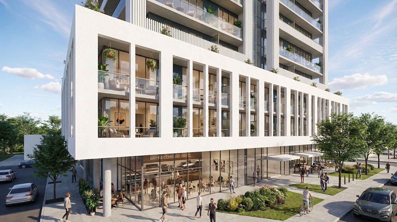 toronto-life-real-estate-burlington-condo-proposal-rester-plains-road-go-station-1 A 25-storey condo tower may replace a parking lot near the Burlington GO station