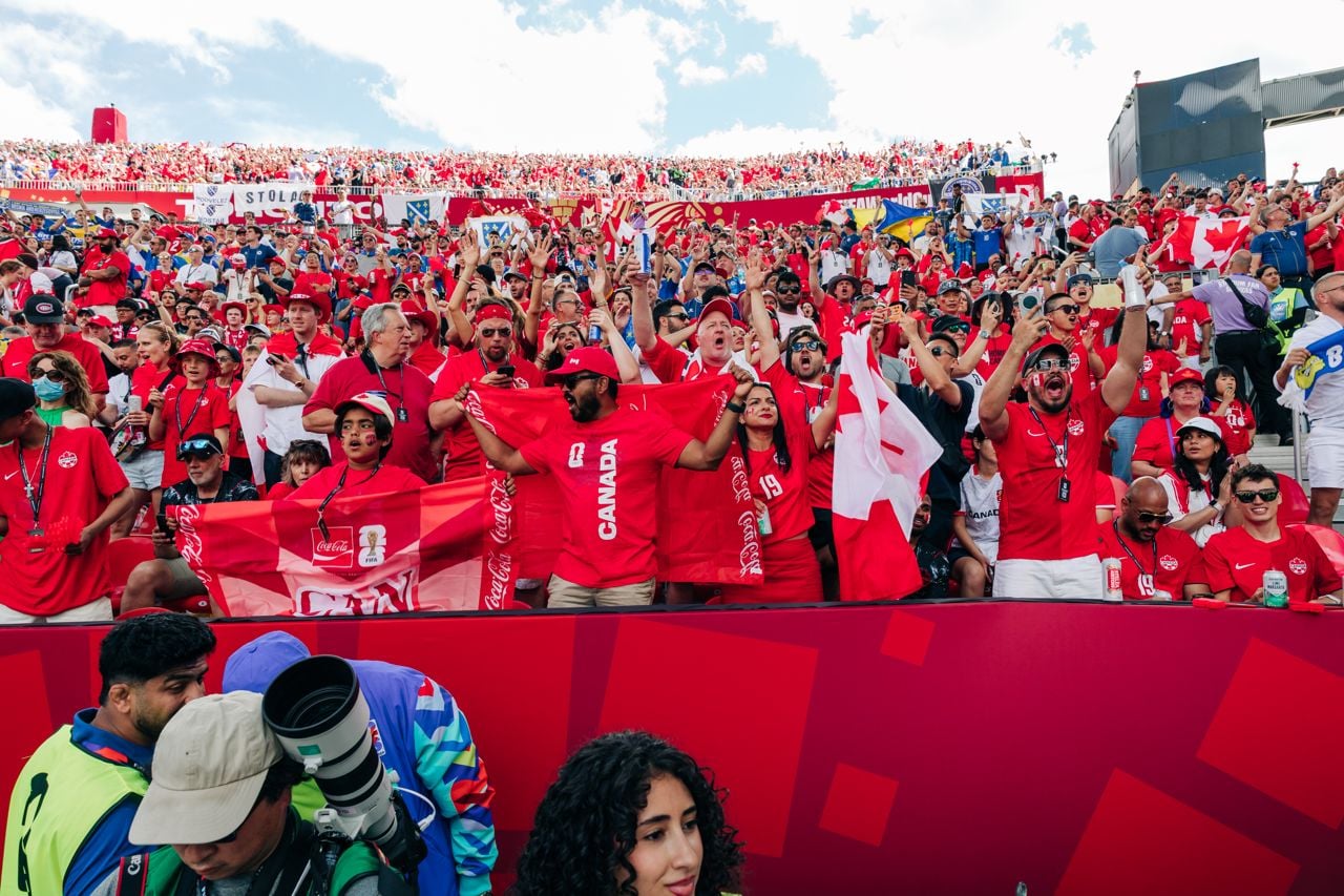 "Glorious sunshine, beautiful sight lines": How fans enjoyed Canada's first home World Cup match