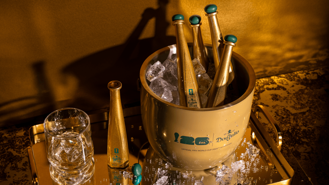 Take home your own tribute to FIFA World Cup 2026™ winning gold with Tequila Don Julio 1942