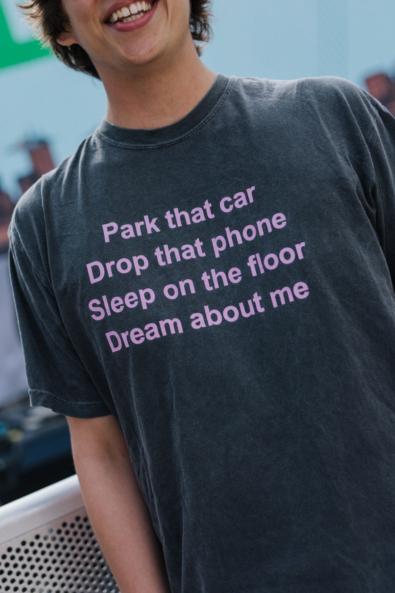 Broken Social Scene lyrics on a t-shirt