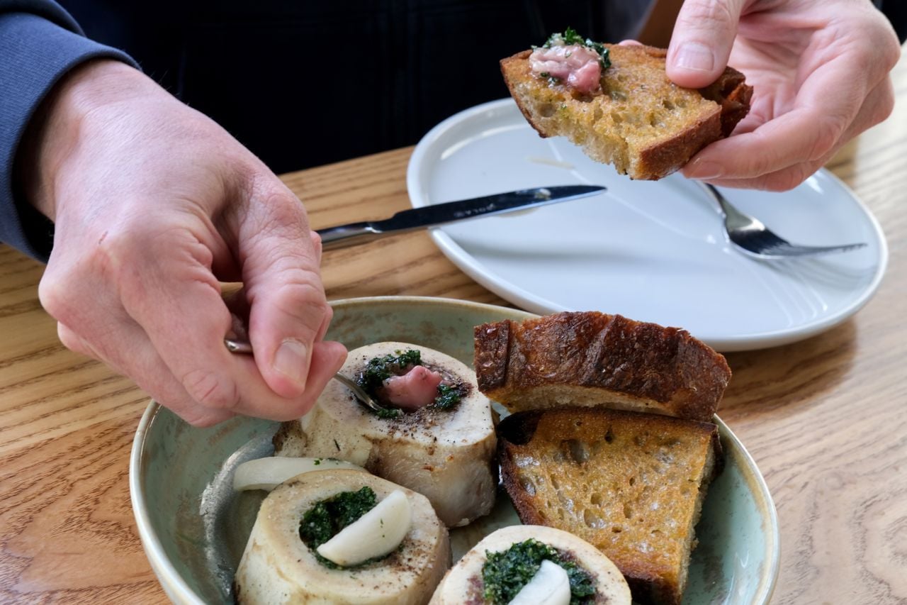 Bone marrow and sourdough bread