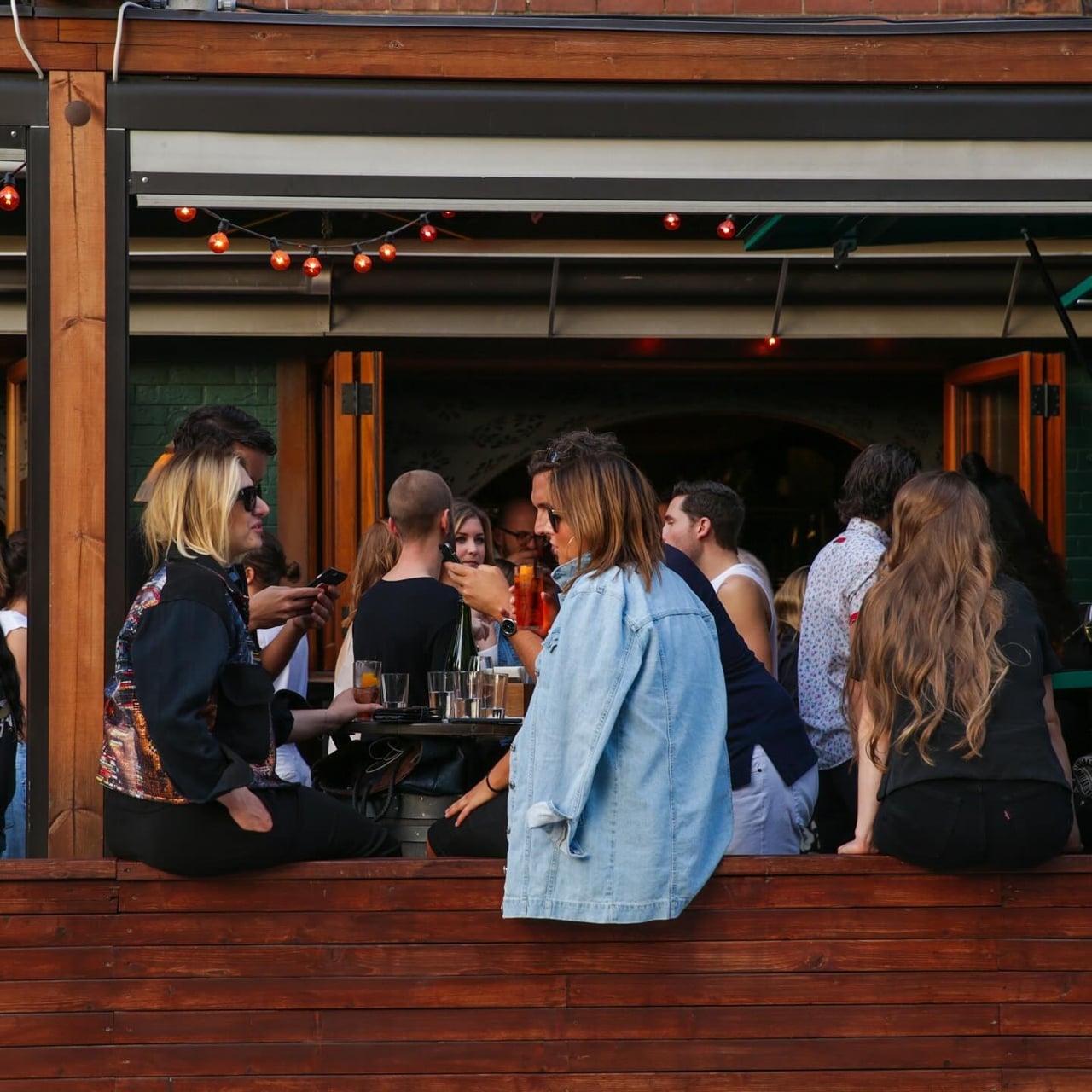 The patio at Bar Raval