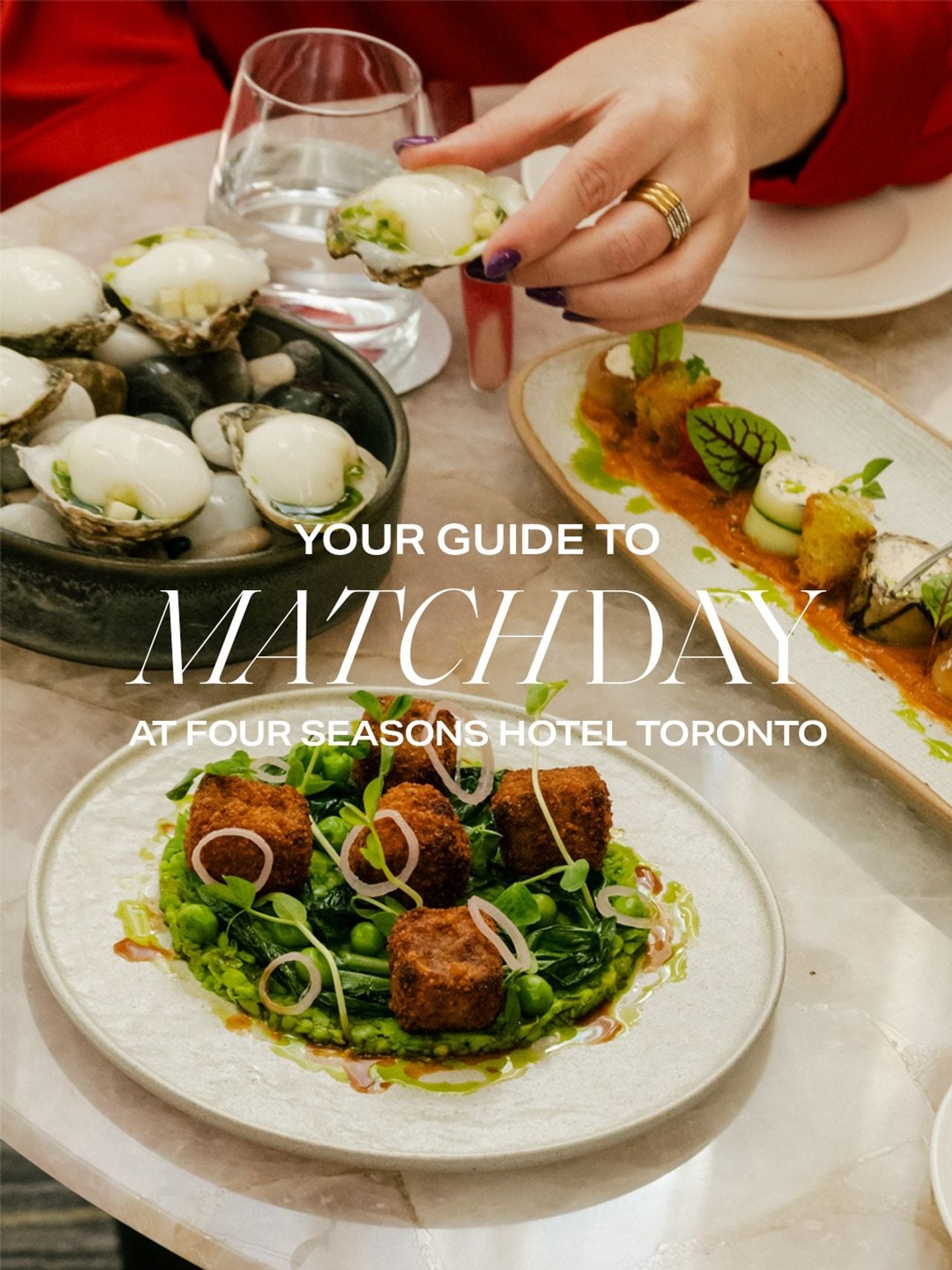 A World Cup spread at Dbar in Toronto's Four Seasons