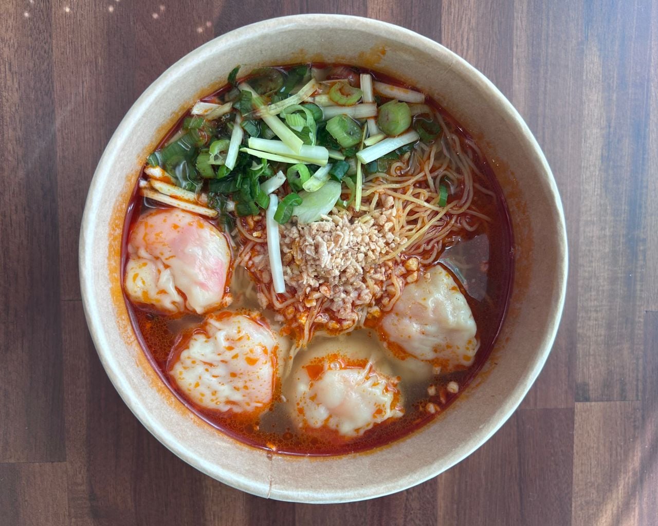 A bowl of noodles from Fat Zhou Noodle Lab