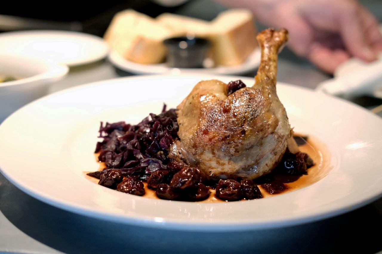 A duck leg