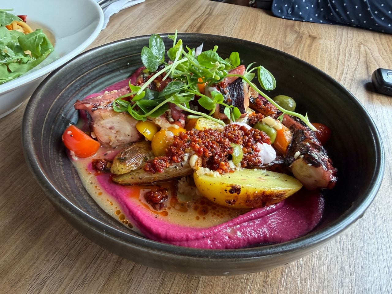 An octopus dish at Lume Kitchen in Etobicoke