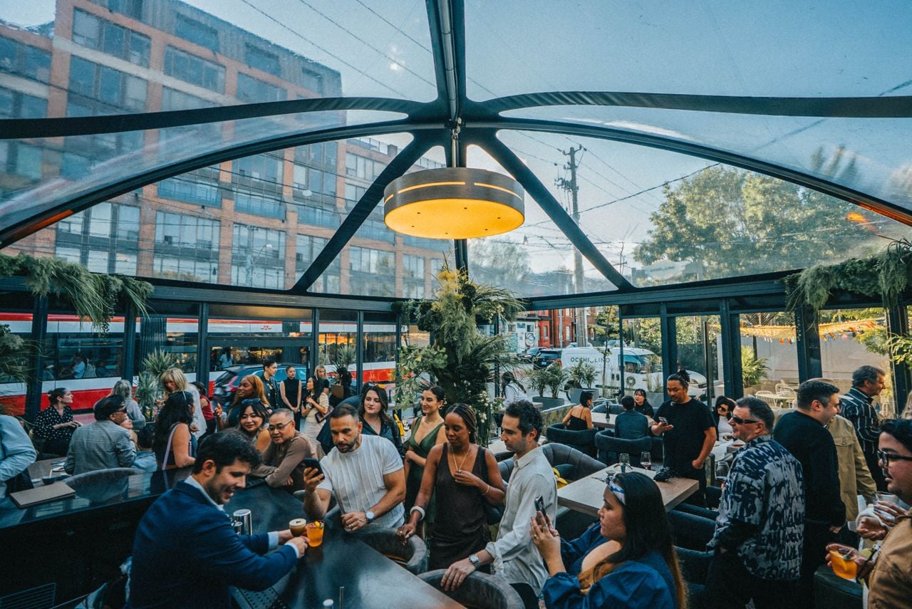 This Michelin-starred Italian restaurant has a new all-season patio with its own menu