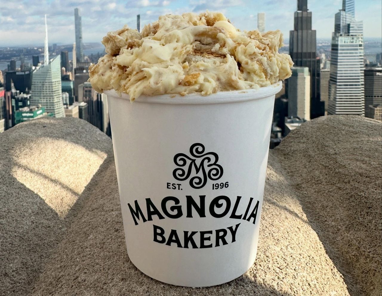 Banana pudding from Magnolia Bakery