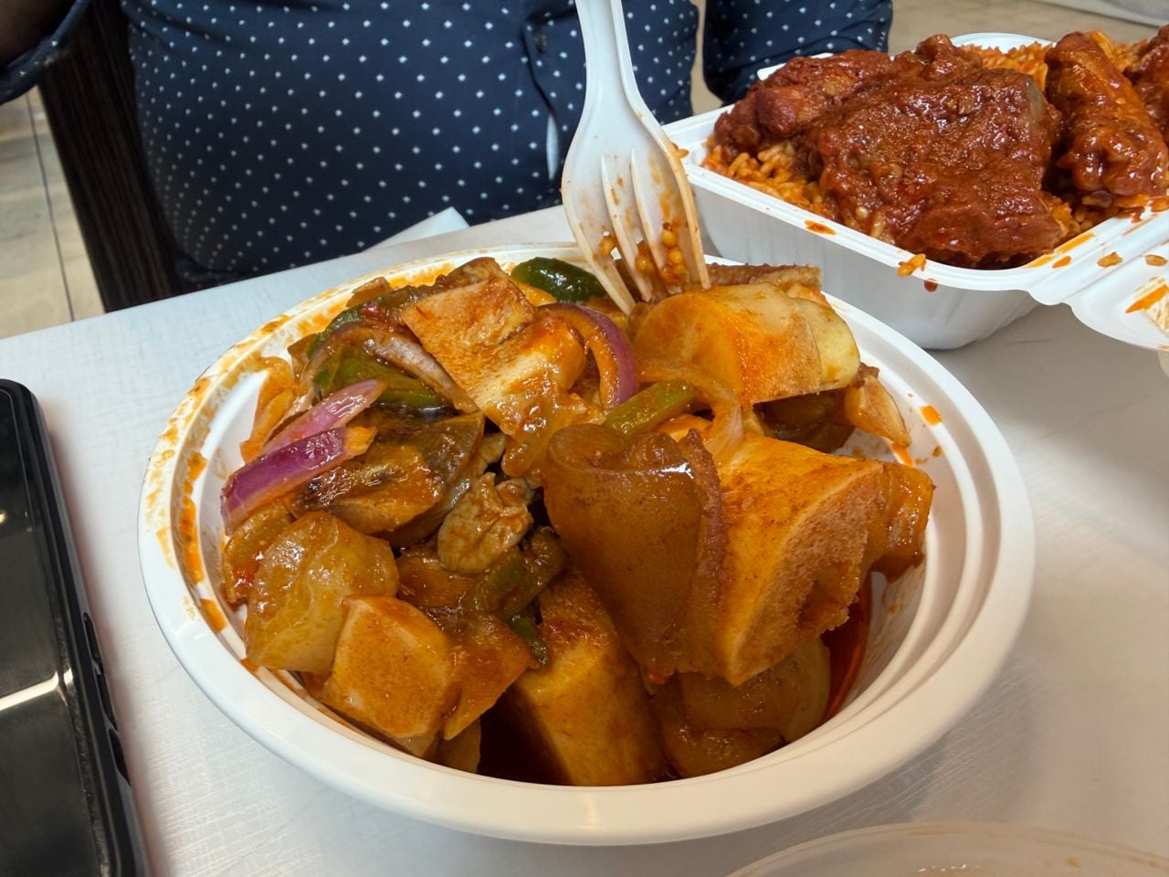Cow's feet at Naija Jollof