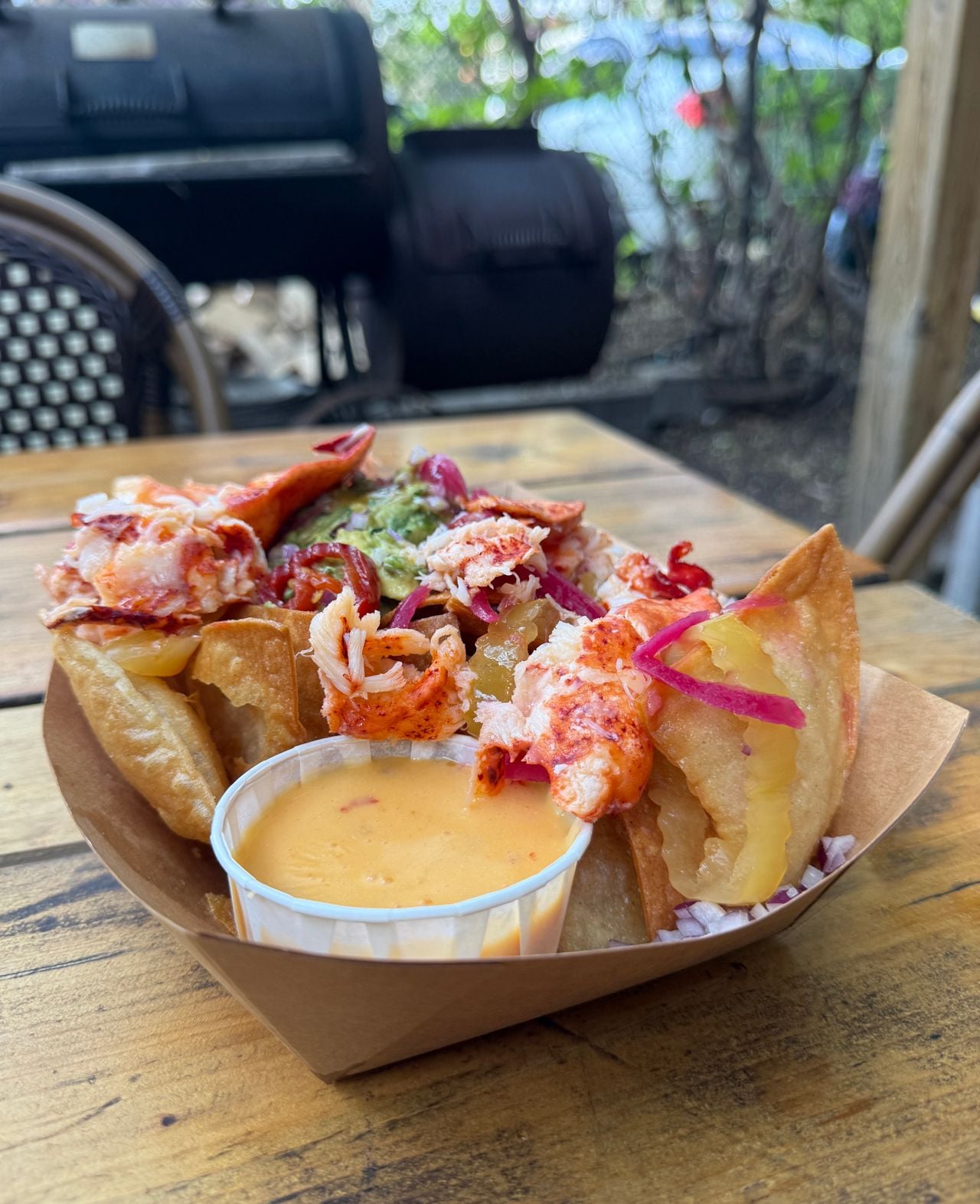 Lobster nachos