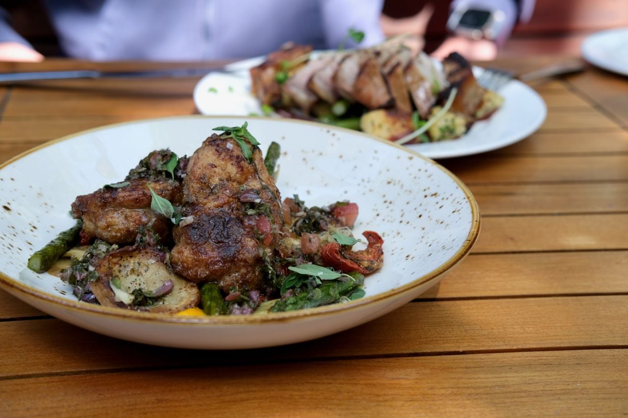 A plate of sweetbreads