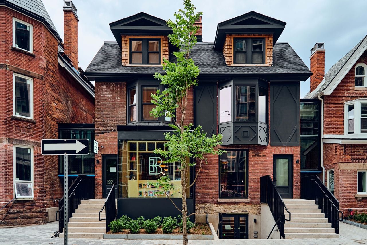 An exterior shot of Book Bar
