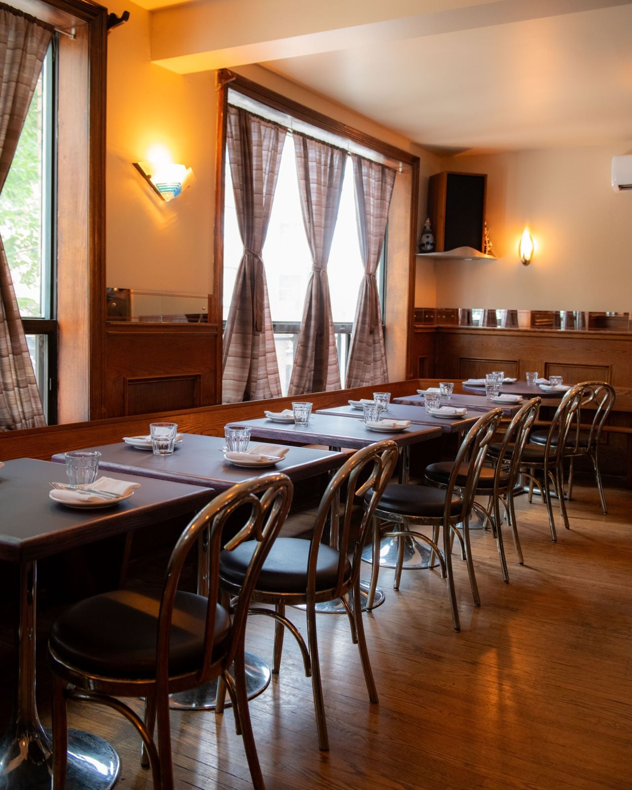 The dining room at the Gemini