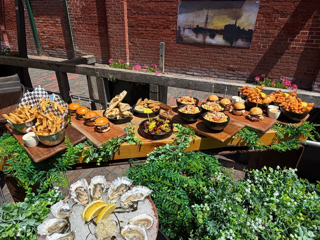 A spread of appetizers