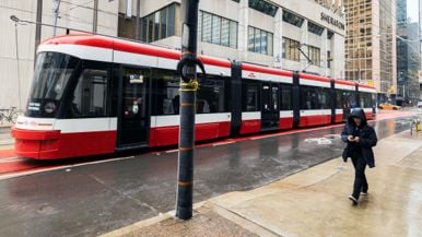 A new TTC pilot will record drivers who illegally pass open streetcar doors