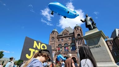 With Doug Ford's Billy Bishop expansion halted, Olivia Chow wants Toronto's waterfront back