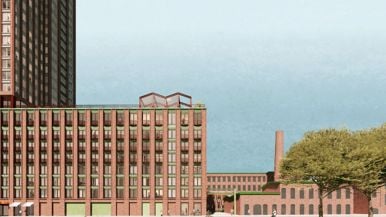 Liberty Village's famous Carpet Factory may soon have a tower soaring above it