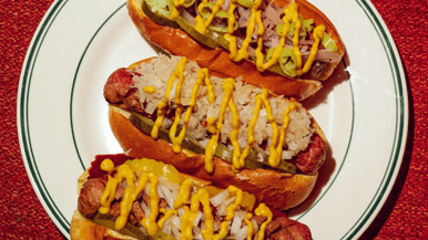 A popular Toronto bagel shop is throwing a hot dog party