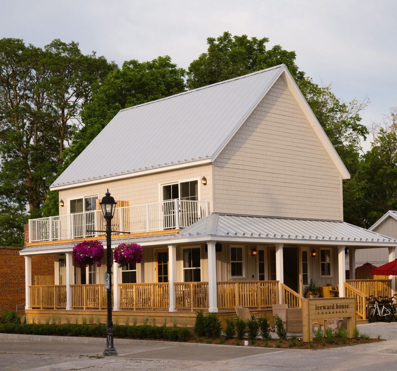 Clapboard house
