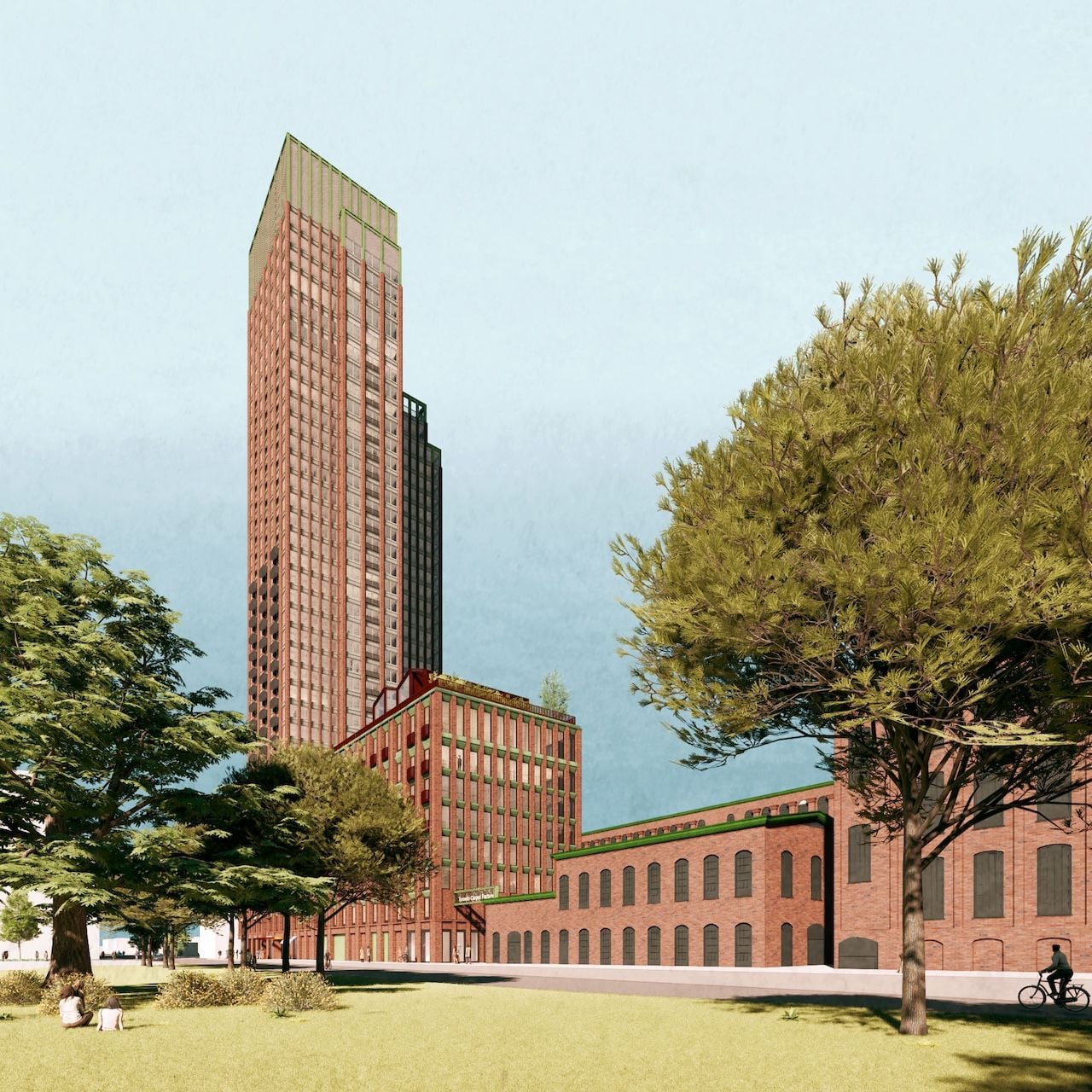 Liberty Village's famous Carpet Factory may soon have a tower soaring above it