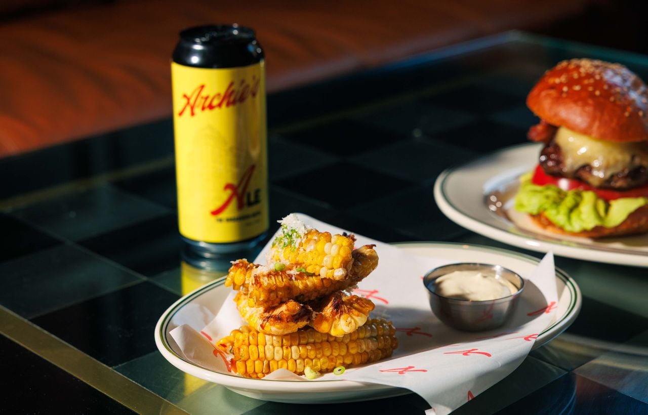 Corn ribs and whipped lime butter