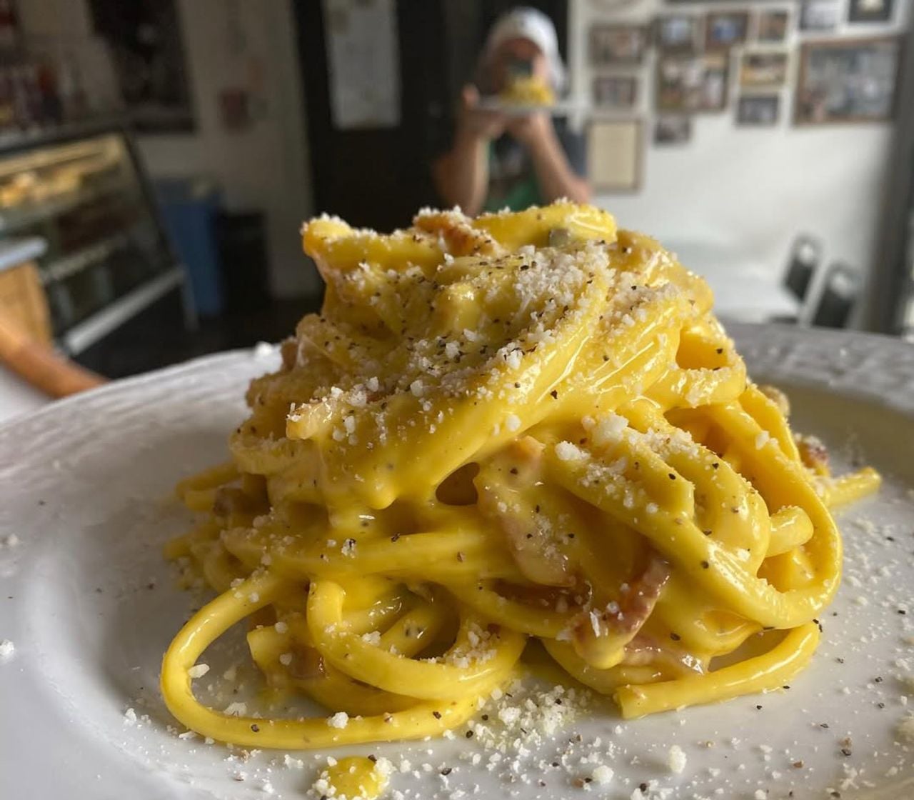 A plate of pasta from Famiglia Baldassarre