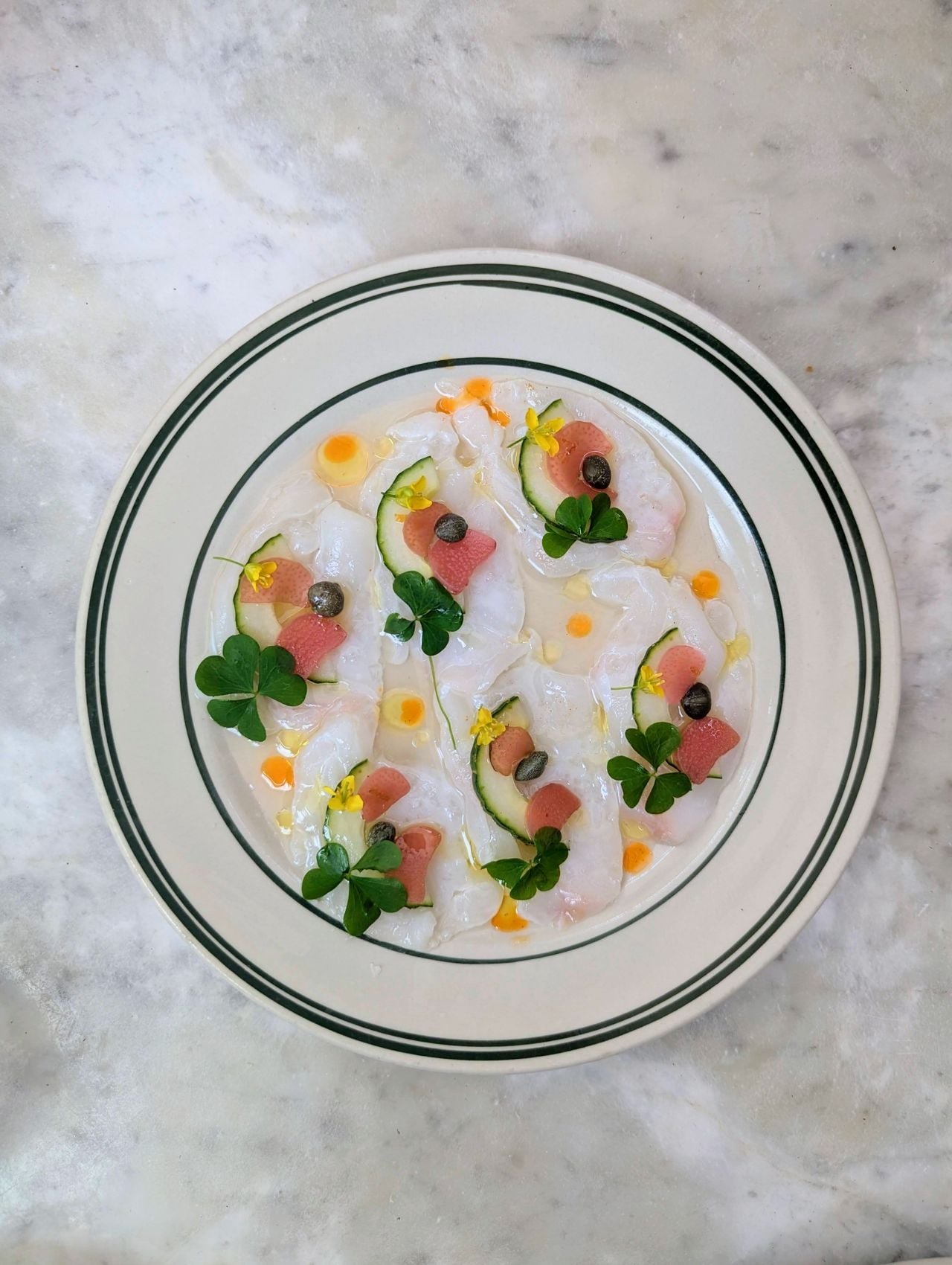 Halibut crudo