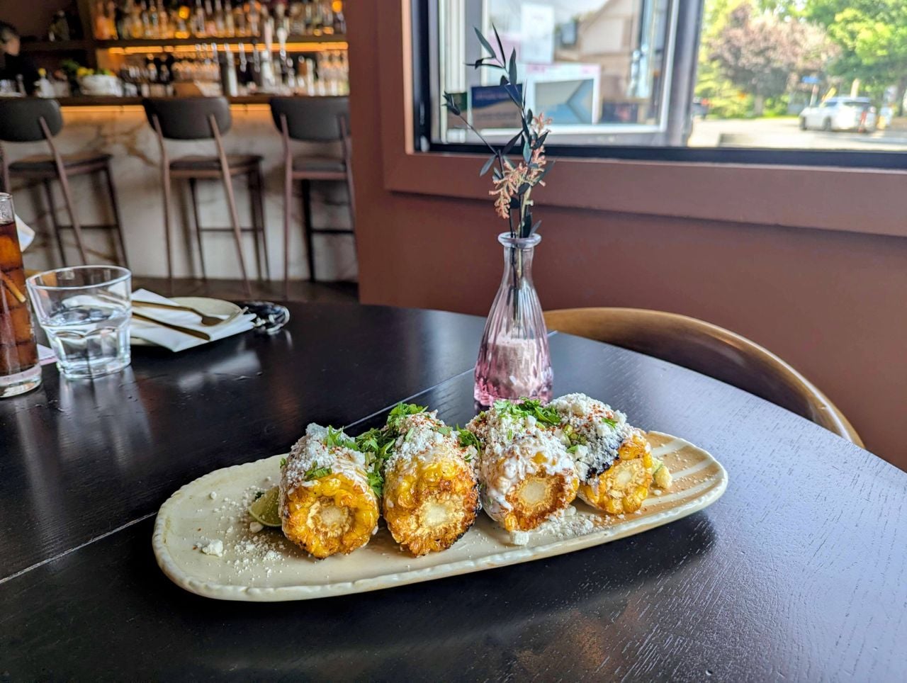 Mexican street corn from La Condesa