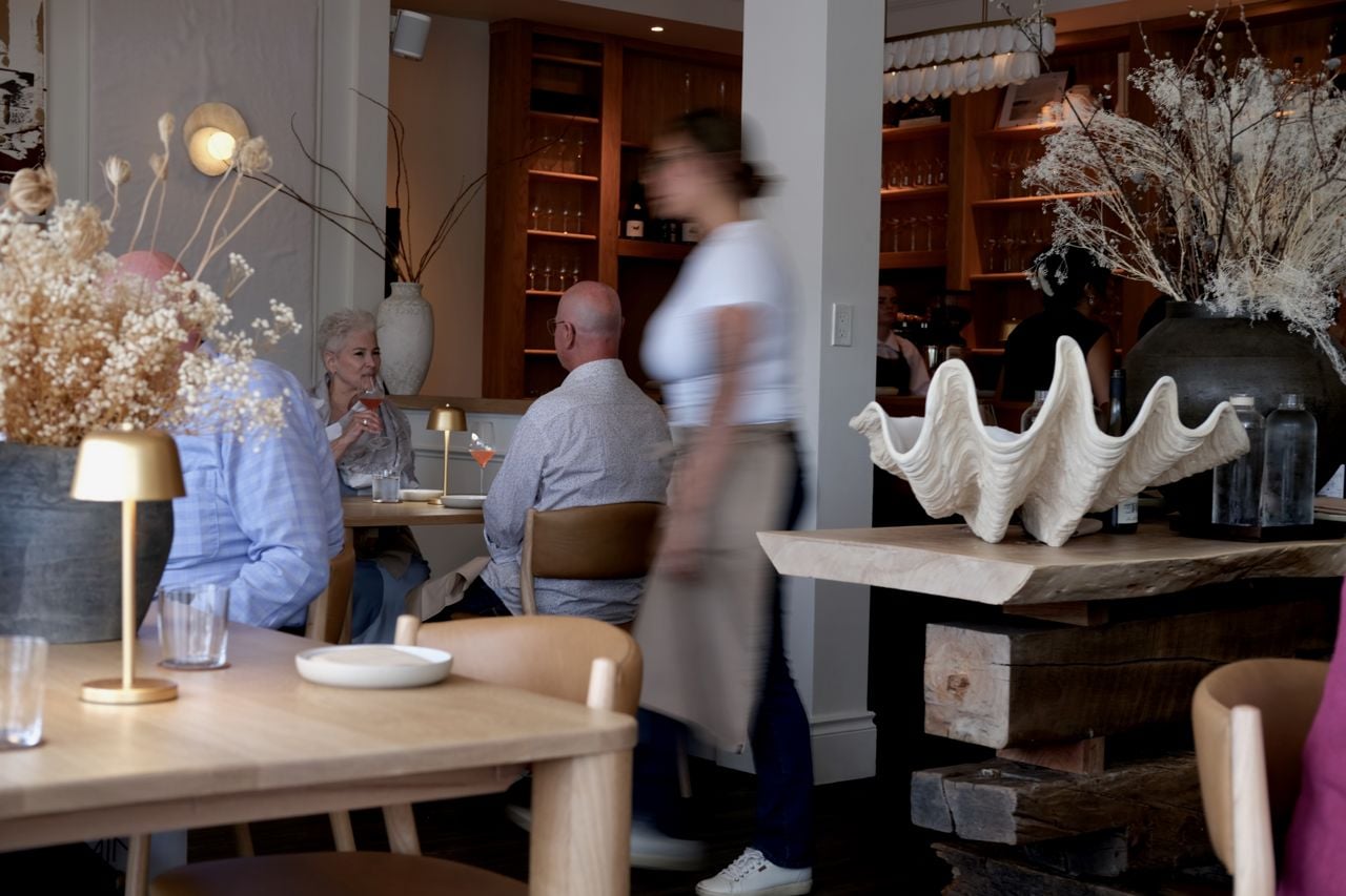 Diners at Lore, a restaurant in Collingwood