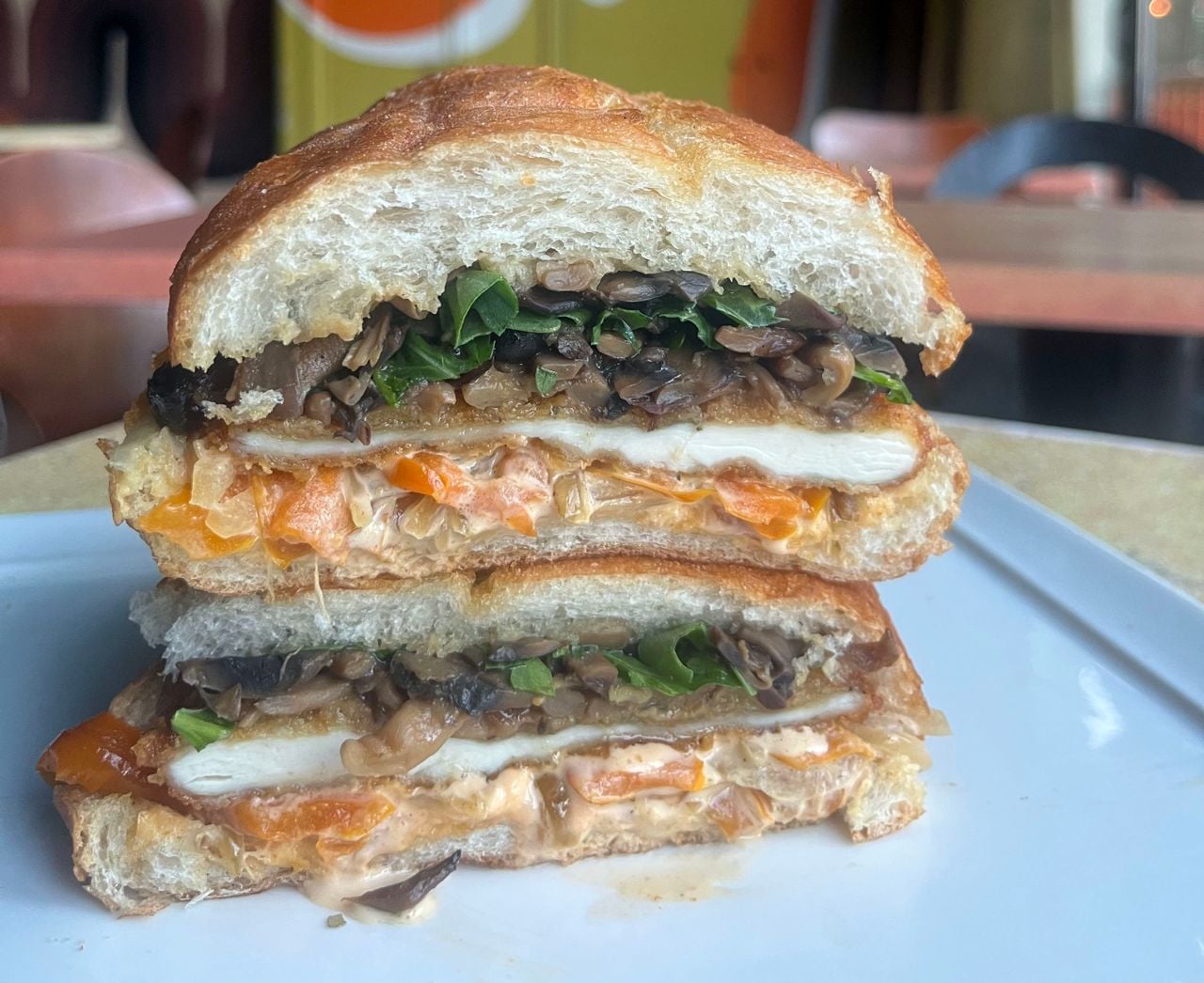The chicken schnitzel sandwich from Mig's Sandwich Bar
