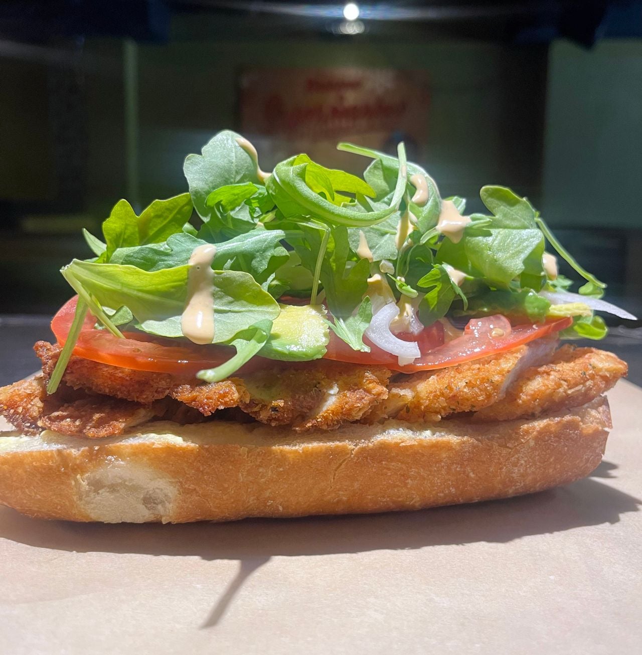 The Milanese sandwich from Mig's Sandwich Bar