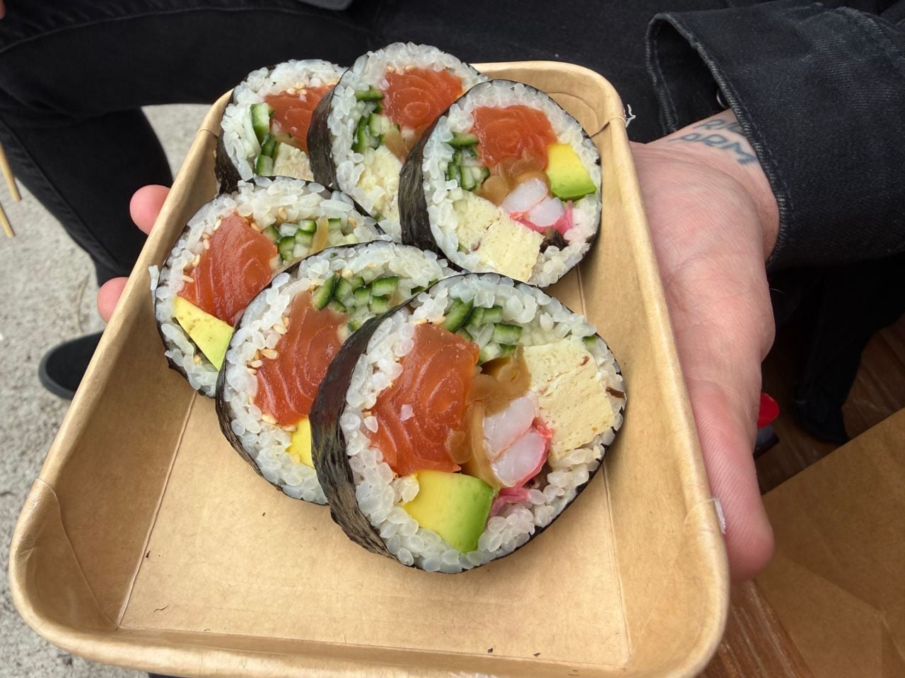An order of futomaki from Oroshi Fish Co.