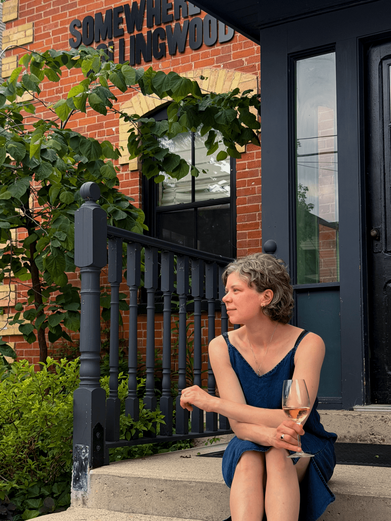 General manager Maddie Calvert-Tarlo, outside of Somewhere Inn Collingwood