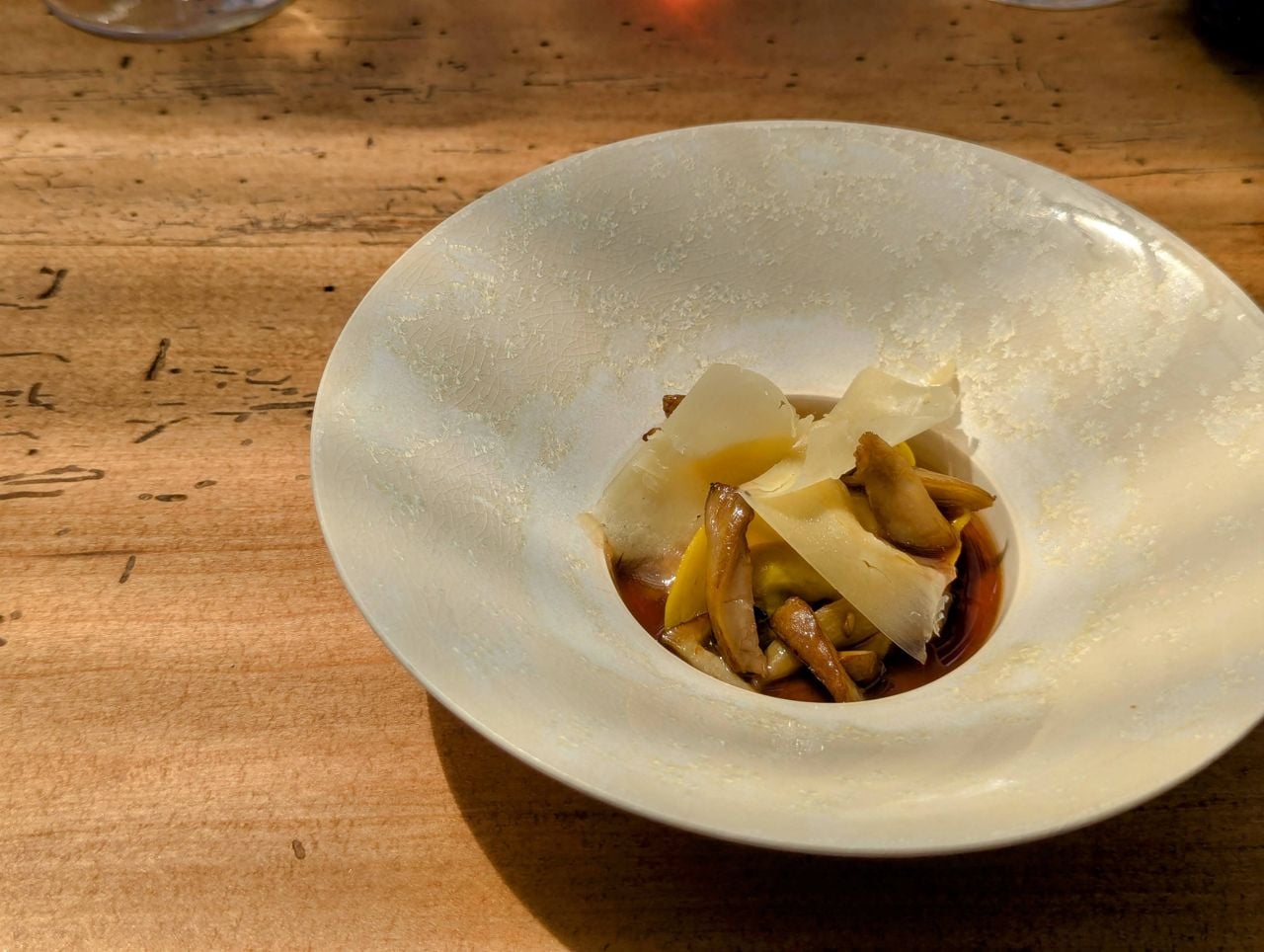 A mushroom dish