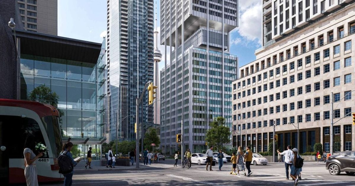 A 54-storey residential addition is coming to a 14-storey office tower on University Avenue - Toronto Life